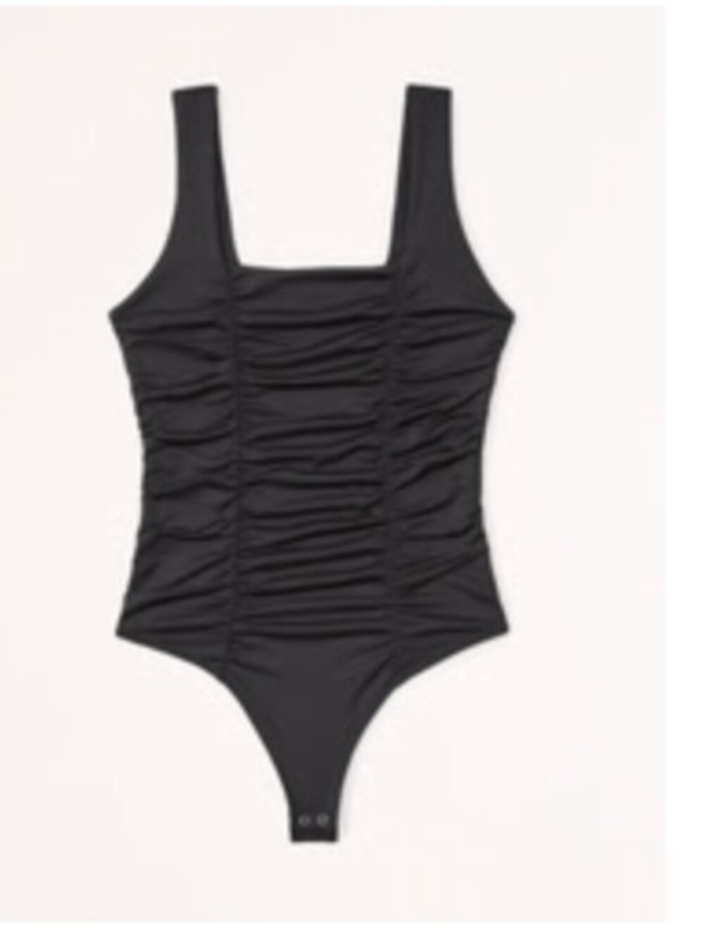 Abercrombie Ruched Bodysuit Seamless Black Size Small Excellent condition